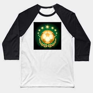 Golden Soccer Ball Baseball T-Shirt